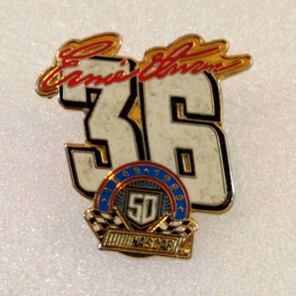 NASCAR pin.